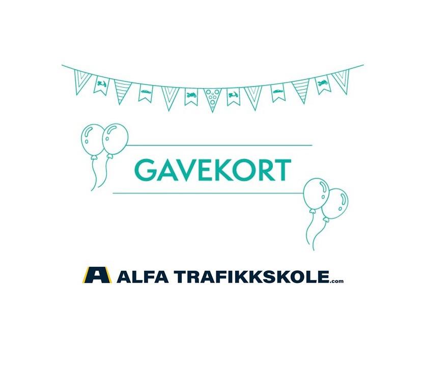 Gavekort Alfa Trafikkskole - Tromsø