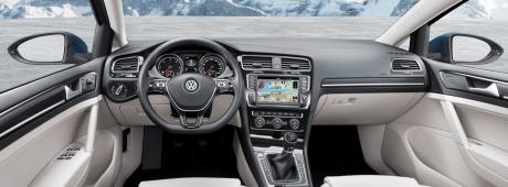 Cockpit på VW Touran